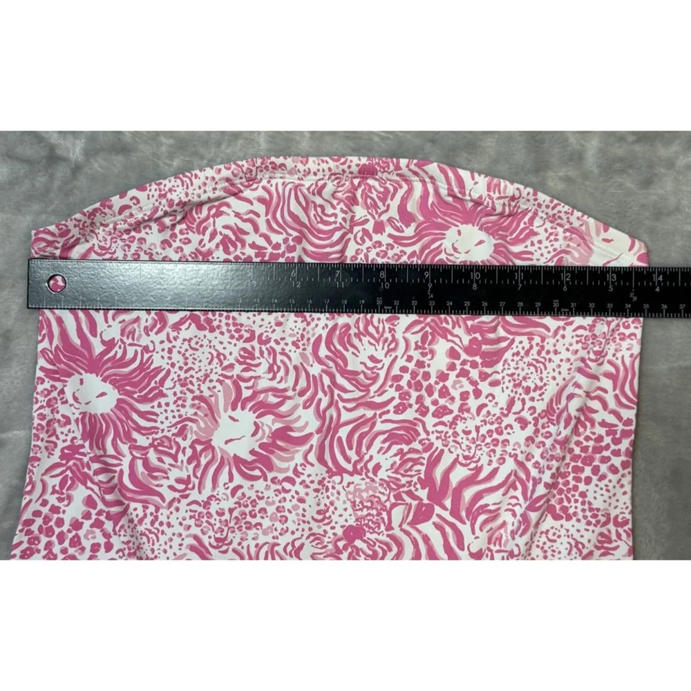 Lilly Pulitzer Women's Medium Strapless Romper‎ in Get Spotted Lion Resort Wear